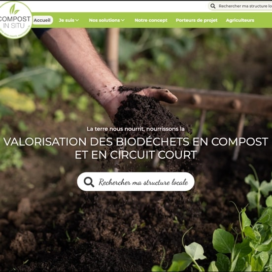 Compost In Situ WordPress Site vitrine, optimisation SEO chez Mavisibité