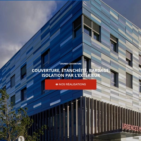 Cruard couverture WordPress Création de site, couverture chez Mavisibité