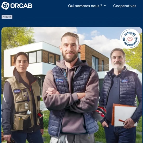 Orcab adobe xd integration React , backend API WordPress Newsletter interne chez Mavisibité